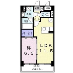 グラシス池尻の物件間取画像